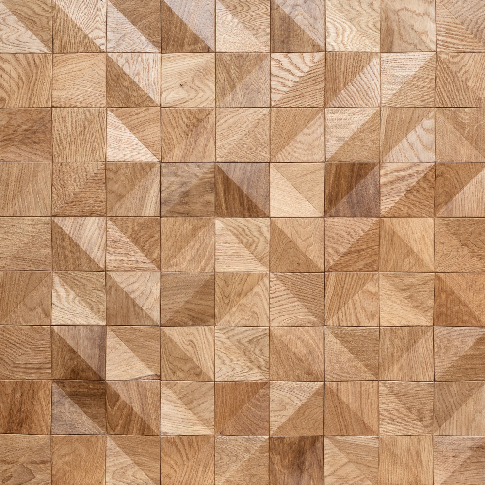 Стеновая панель Tarsi/Тарси Аравия натур 300х300 мм Дуб/брашированный